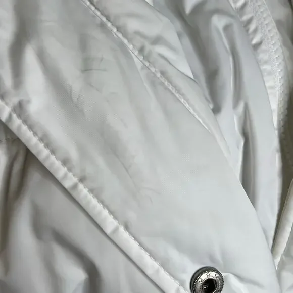 NFL New England Patriots Puffer Jacket Womens Medium Belted Hooded Fleece Parka - Picture 14 of 15